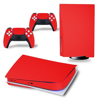 Autocolantes de Proteção HSMY para Consola Sony PS5 Edition Standard - Vermelho -red - 1