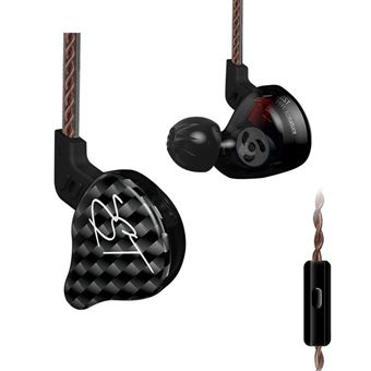 Auriculares Curvos SZSMART KZ ZST HIFI com Microfone | preto | In ear | sensibilidade 106db - 1