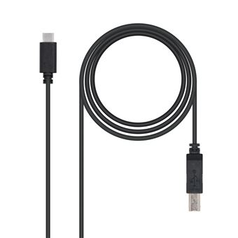 Cabo Usb Nanocable USB 2.0, 1m | Preto - 1