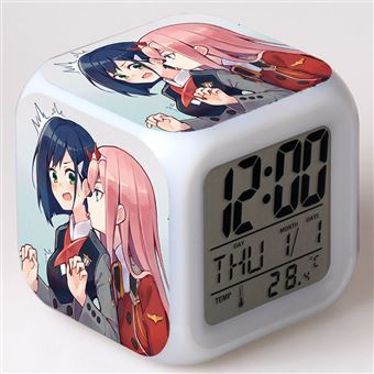 Despertador Infantil HSMY | LED | Multifuncional Colorido | DARLING in the FRANXX 8 - 1