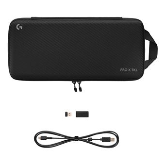 Teclado Gaming Wireless Logitech G PRO X TKL | Idioma: Francês | Preto - 1