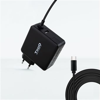 Adaptador e Transformador TooQ TQLC-USBC65PD | Preto - 1
