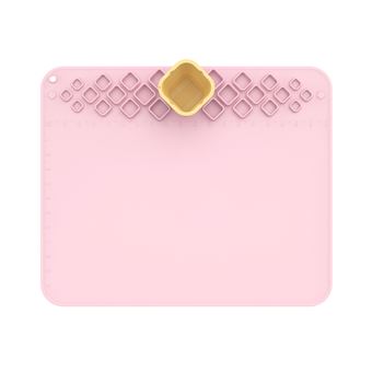 Tapete de pintura de silicone CO-Phénix Lavável e reutilizável para pintura, arte, barro e artesanato -B Rosa - 1