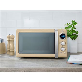 Microondas Digital Swan Retro SM22030CNEU | 20L | 5 Níveis de Potência | Função Descongelamento | Temporizador | 800W - Creme - 1