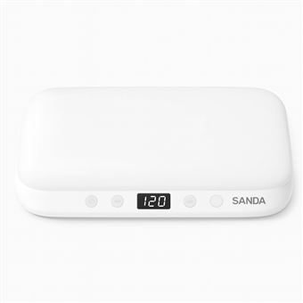 Luz de Secagem de Unhas com Luzes LED ultra-violeta 120W com Sensor Automático Sanda SD-6352 | Branco - 1