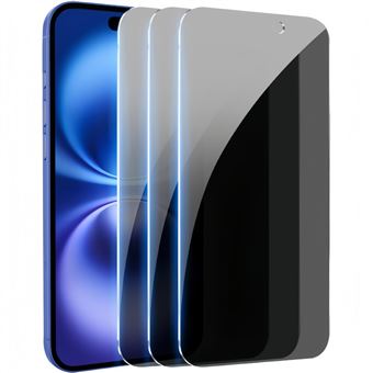 Película Anti-espionagem V-REEL 9H Privacidade para iPhone 16 Plus | 3 Peças - 1