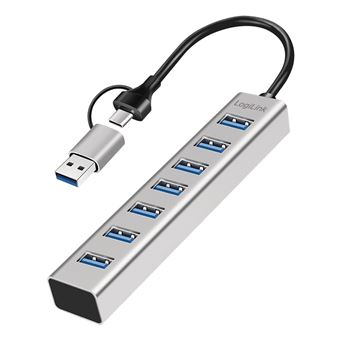 Hub de Interface LogiLink UA0441 | Cinzento - 1