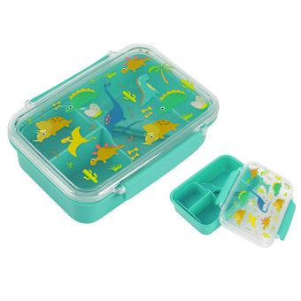 Caixa de Lanche com Colher e Garfo I Drink Dino Id2017 | 18 x 13 x 6 cm - 1