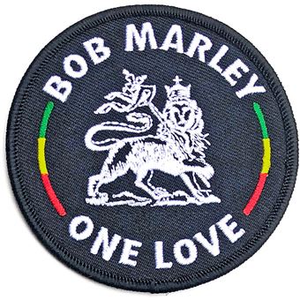 Emblema Rock Off Bob Marley | Lion | Woven Patch - 1