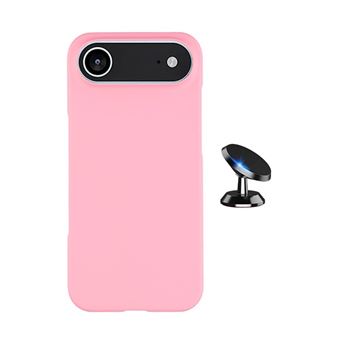 Kit Suporte Magnético + Capa Silicone Líquido PHONECARE para Apple iPhone 17 Air | Rosa - 1