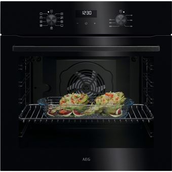 Forno Elétrico AEG Series 5000 Forno multifunções Série 5000 SurroundCook com LED | 72 L | 59.4 cm | A+ | Preto - 1