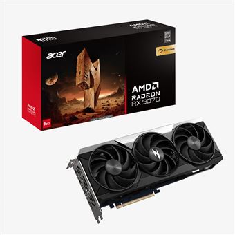 Placa de Vídeo Acer Nitro Radeon RX 9070 OC 16GB - 1