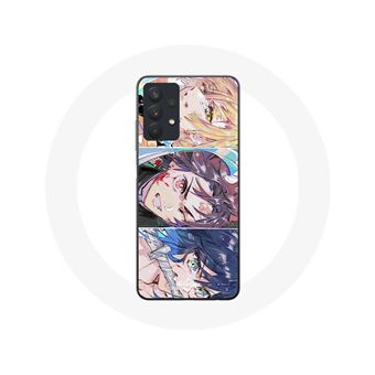 Capa Maniacase para Samsung Galaxy A32 5G Tanjiro Inosuke e Zenitsu Demon Slayer Kimetsu no Yaiba Manga - 1