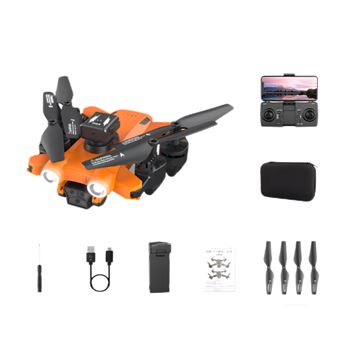 Drone SZSMART S11 | Laranja | Pares de imagens | Fluxo óptico hover função | 1 Bateria - 1