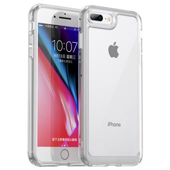 Capa FOXDOCK para iPhone 7 Plus/8 Plus | Proteção Anti-Impressão Digital | Bordos Elevados | Branco - 1