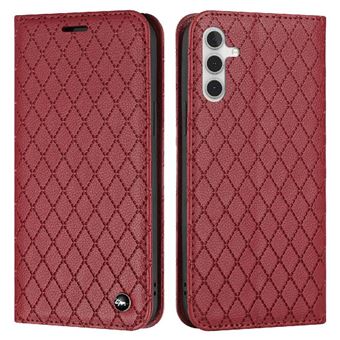 Capa ZURSANA para Samsung Galaxy A14 4G/5G | Pele PU | Suporte para Cartões | Aba de Proteção | Vermelho - 1
