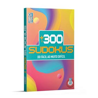 Livro Coquetel Pocket Mais 300 Sudoku Nível Médio Ed 12 - 1