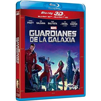 Guardianes De La Galaxia Bd 3D+2D Guardians Of The Galaxy