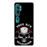 Capa Hapdey para Xiaomi Mi Note 10 - Note 10 Pro - CC9 Pro | Silicone Flexível em TPU | Design Skull, DJs reais nascem com fones de ouvido - Transparente_0