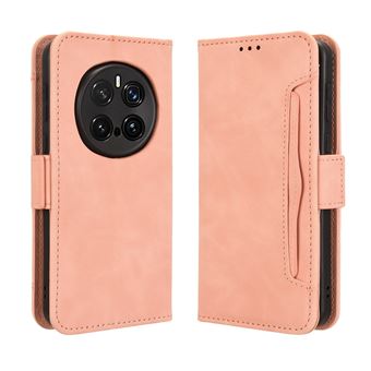 Capa FOXDOCK Protetora para Honor Magic 7 Pro 5G | Suporte e Flip de couro PU | À Prova de Choque | Rosa - 1