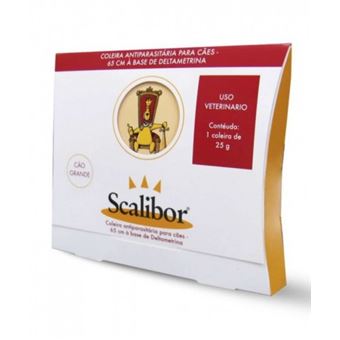Coleira Antiparasitária Externa Scalibor para Cães 65cm - 1