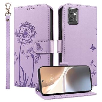 Capa Protetora ZURSANA para Motorola MOTO G32 | Pele PU | Fecho Magnético | Resistente a Impactos | Compartimento para Cartões e Suporte | Roxo - 1