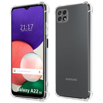 Capa Tumundosmartphone de silicone anti-choque transparente para Samsung Galaxy A22 5G - 1