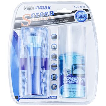 Kit de Limpeza de Ecrâ Opula KCL-1015 para LCDs e Plasmas  | 3 em 1  - Azul - 1
