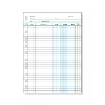 Impresso e Livro de Contabilidade Finocam 4175602 | Azul, Branco - 1