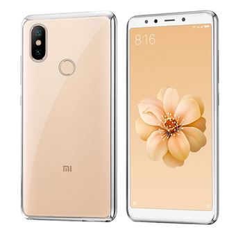 Capa COOL para Xiaomi Mi A2 / Mi 6X Bordas Metalizado Prata - 1