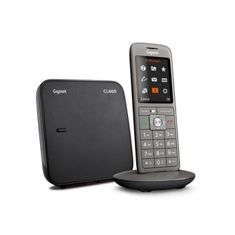 telefone Gigaset CL660 analógico/DECT Cinzento ID do Emissor e Nome