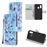 Capa Magunivers Pu Impressão de Padrão de Textura Cruzada com Alça Borboleta para Samsung Galaxy A20E_0