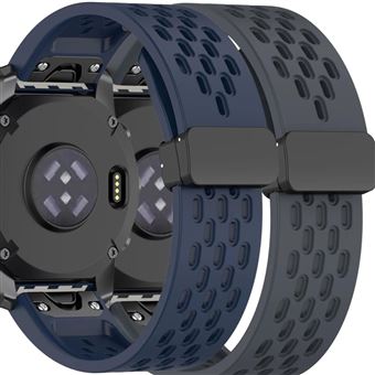 Pack 2x Bracelete Antiimpacto SnapFlow para Garmin Fenix 6S Pro Azul e Cinzento - 1
