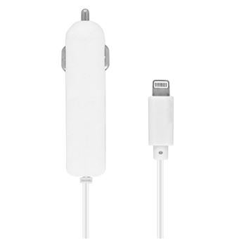 Carregador Carro Isqueiro Avizar 1A Conetor Apple Lightning para iPhone, iPod - 1