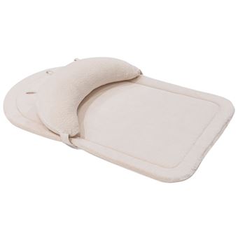 Tapete de brincar de barriga para baixo Kikka Boo Velvet Beige - 1