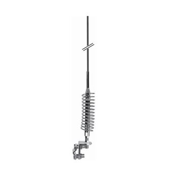 Albrecht Trucker 14 Montagem dura Preto, Inox antena de carros - 1