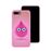 Capa Hapdey para iPhone 7 Plus - 8 Plus Design Monstro Peludo Cor-de-Rosa em Silicone Flexível e TPU Cor-de-Rosa_2