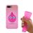 Capa Hapdey para iPhone 7 Plus - 8 Plus Design Monstro Peludo Cor-de-Rosa em Silicone Flexível e TPU Cor-de-Rosa_3