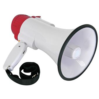 Megafone Velleman MP10SR | Vermelho, Branco - 1