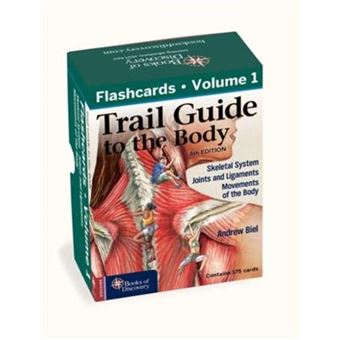 Trail Guide To The Body Flashcards Vol 1 By Andrew Biel - 1