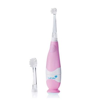 Escova de Dentes Elétrica Brush-Baby BabySonic | Rosa, Branco - 1