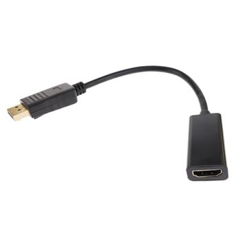 Adaptador Displayport Conversor BeMatik para HDMI Macho Uma Fémea com Cabo de 15 cm - 1