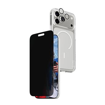 Protetor de Ecrã para Telemóvel PanzerGlass PanzerGlass® | CARE by PanzerGlass® 3-in-1 Flagship Privacy Bundle iPhone 17 Pro Max | Transparente - 1