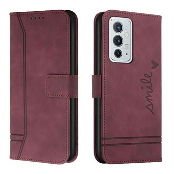 Capa ZURSANA para OnePlus 9RT 5G | Pele PU | Magnética TPU | À Prova de Choque | Vermelho - 1