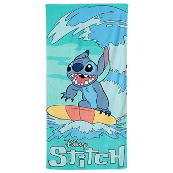 Toalha de Praia Disney Stitch | 70x140cm | Poliéster - 1
