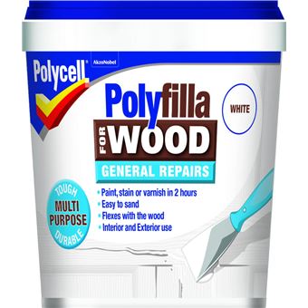 Massa de enchimento Polycell Polyfilla for Wood General Repairs Tub Polyfilla for Wood General Repairs Tub - 1