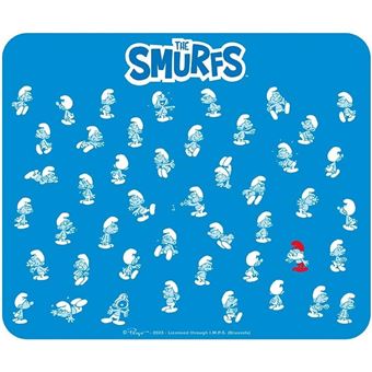 Tapete de rato flexível Smurfs | Azul - 1
