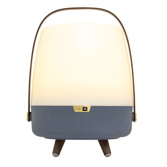 Coluna Portátil Mono Kooduu Lite-up Play 2.0 | Azul, Branco, Madeira - 1