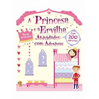 Atividades com Adesivos. A Princesa e a Ervilha - 1