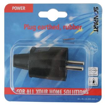 Ficha Elétrica SCANPART 2480500014 | Preto - 1